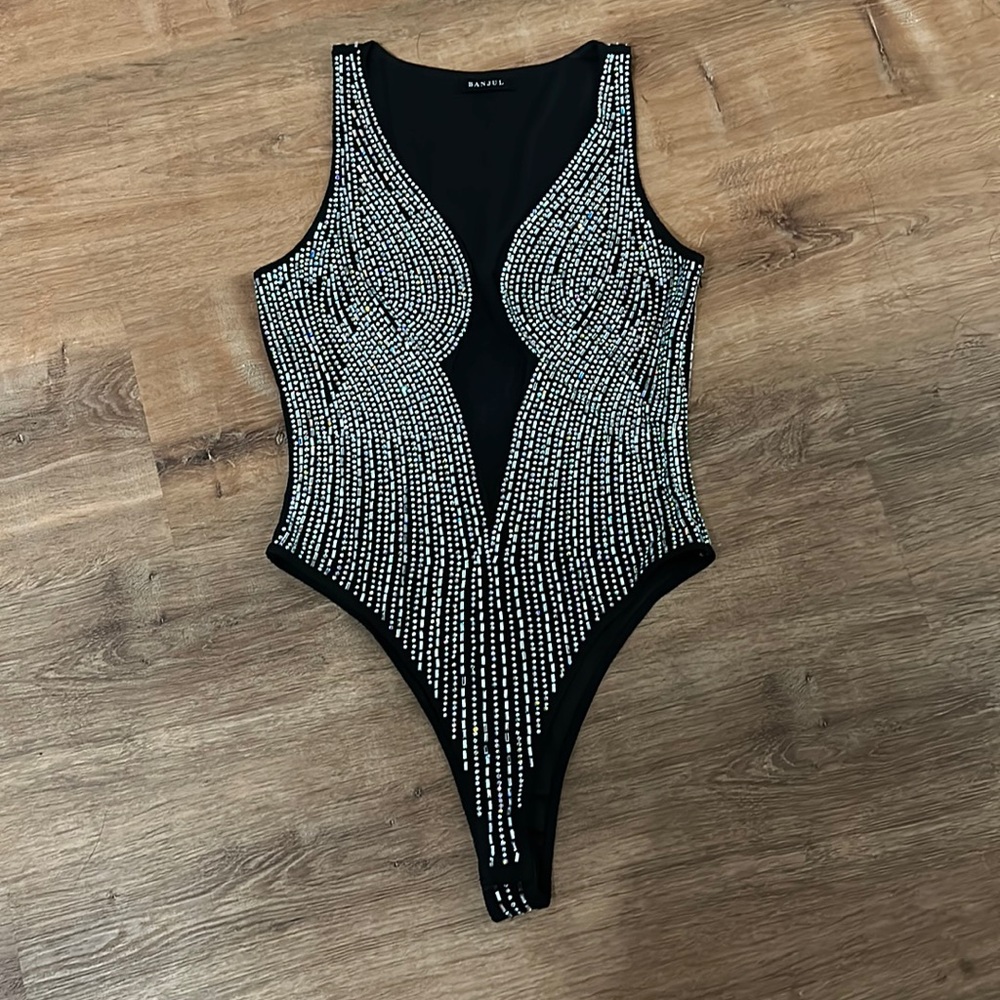 Bedazzles bodysuit
